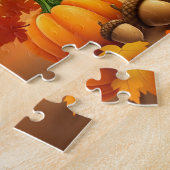 Thanksgiving pelgrim Turkije puzzel Legpuzzel (Zijkant)