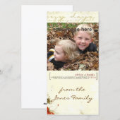 thanksgiving Photcard Feestdagenkaart (Voorkant / Achterkant)