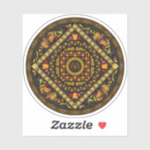 Thanksgiving pictogrammen Contour Sticker (Vel)