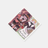 THANKSGIVING PILGRAMS servetten (Hoek)