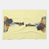 Thanksgiving Pilgrim Goose Kitchen Towel Theedoek (Horizontaal)
