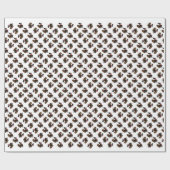 Thanksgiving Pilgrim Turkije Cadeaupapier (Vlak)