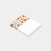 Thanksgiving Pilgrims Harvest Pattern Post-it® Notes (Schuin)