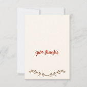 Thanksgiving plaats kaarten (Voorkant)