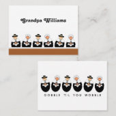 Thanksgiving Plaatskaartje (Voorkant / Achterkant)