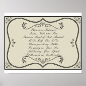 Thanksgiving placemat poster (Voorkant)