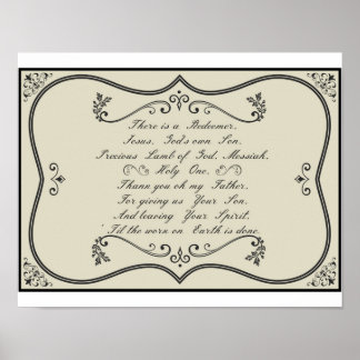 Thanksgiving placemat poster