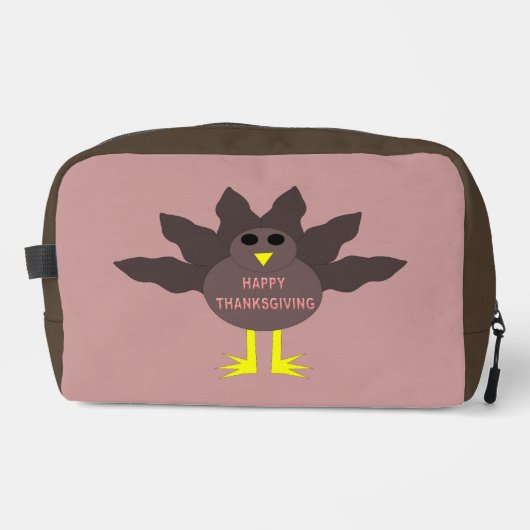 Thanksgiving Plucked Turkey Pattered Toilettasje (Voorkant)