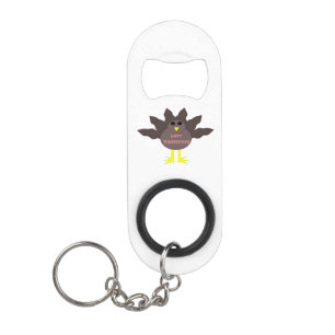Thanksgiving Plucked Turkey Sleutelhanger Flessenopener