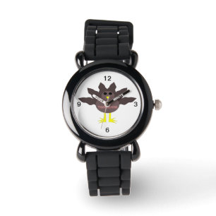 Thanksgiving Plucked Turkey Watch with Numbers Horloge