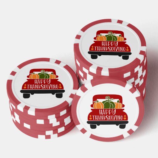 Thanksgiving Poker Chips (Opstapeling)