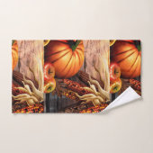 Thanksgiving pompoen bad handdoek (Handdoek)