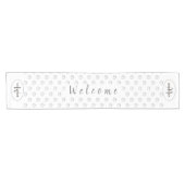 Thanksgiving Pompoen Tekening met Monogram l Naam Korte Tafelloper (Horizontaal)