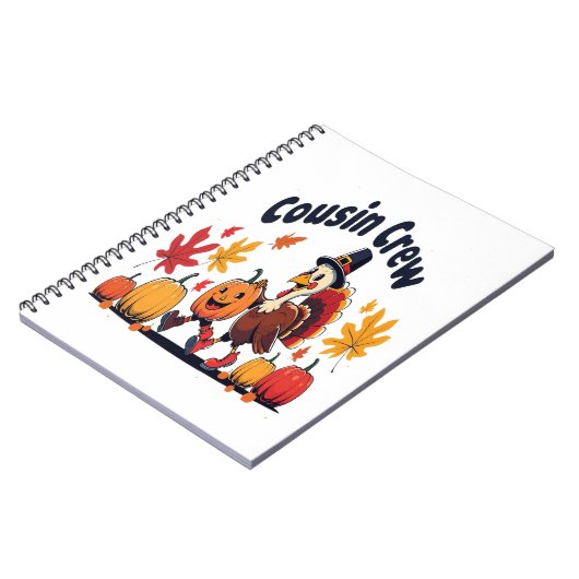 Thanksgiving pompoen van neef en neef notitieboek (Linkerzijde)