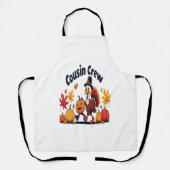 Thanksgiving pompoen van neef en neef schort (Voorkant)