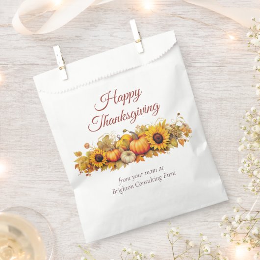 Thanksgiving Pompoenen Custom Company Party Bedankzakje (Geknipt)