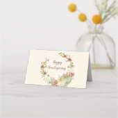 Thanksgiving Pompoenen Groen Ivoor Goud Bruin (Achterkant)