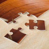 Thanksgiving pompoenen oogst schuur uil legpuzzel (Zijkant)