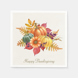 Thanksgiving pompoenen servet