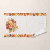 Thanksgiving pompoenmandje handdoek (Handdoek)