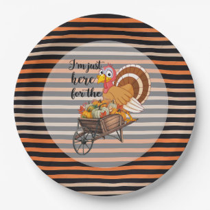 Thanksgiving Populair Mooi Herfst Collectie Papieren Bordje