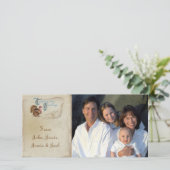 Thanksgiving Post Kaart Illustratie foto's (Staand voorkant)