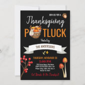 Thanksgiving Potluck Kaart (Voorkant)