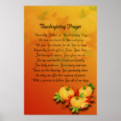 Thanksgiving Prayer Poster (Voorkant)