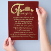 Thanksgiving - Psalm 100 Flyer (Hand)