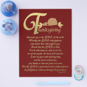 Thanksgiving - Psalm 100 Flyer (Enkel)
