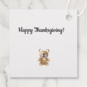 Thanksgiving Pumpkin Bedankjes Labels (Achterkant)