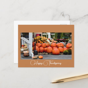 Thanksgiving Pumpkin-Briefkaart Briefkaart
