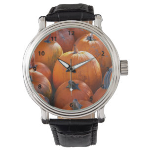 Thanksgiving Pumpkin Patch Horloge