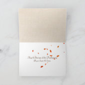 Thanksgiving Pumpkin Pie Feestdagen Kaart (Binnen)