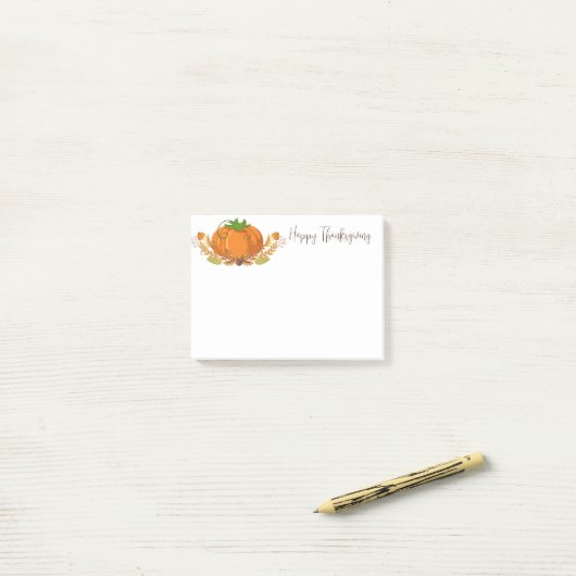 Thanksgiving Pumpkin Post Notes (Op bureau)