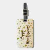 Thanksgiving Pumpkins Bagagelabel (Voorkant verticaal)