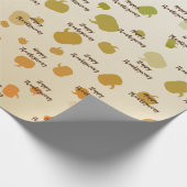Thanksgiving Pumpkins Cadeaupapier (Hoek)