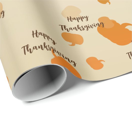 Thanksgiving Pumpkins Cadeaupapier (Rol Hoek)