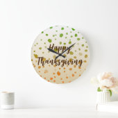 Thanksgiving Pumpkins Grote Klok (Huis)