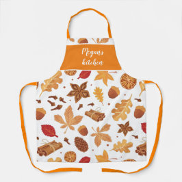 Thanksgiving Pumpkins kruid en najaar Schort