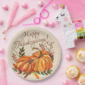 Thanksgiving Pumpkins Papieren Bordje (Feest)