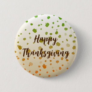 Thanksgiving Pumpkins Ronde Button 5,7 Cm
