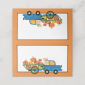 Thanksgiving Pumpkins | Schrijf de naam van uw gas (Buitenkant ongevouwen)