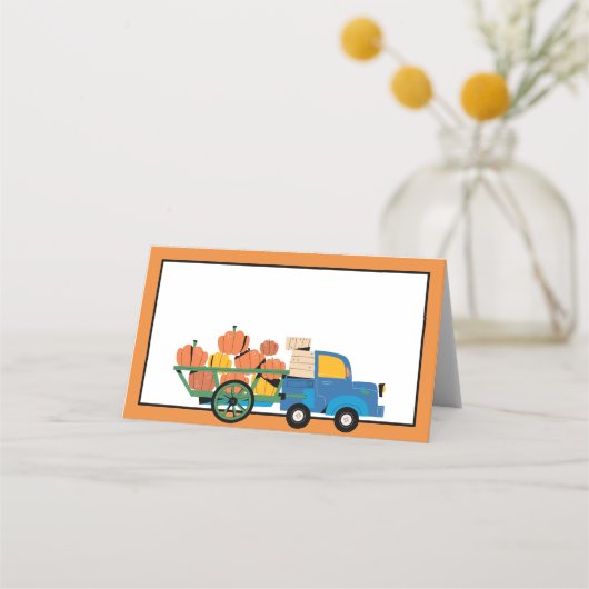 Thanksgiving Pumpkins | Schrijf de naam van uw gas (Voorkant)