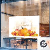 Thanksgiving Raamsticker (Cafe Raam)