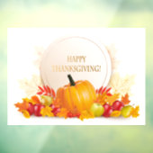 Thanksgiving Raamsticker (Vel 3)