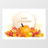 Thanksgiving Raamsticker (Vel)
