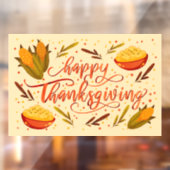 Thanksgiving Raamsticker (Vel 2)