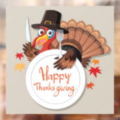Thanksgiving Raamsticker (Vel 2)