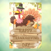 Thanksgiving Raamsticker (Vel 3)